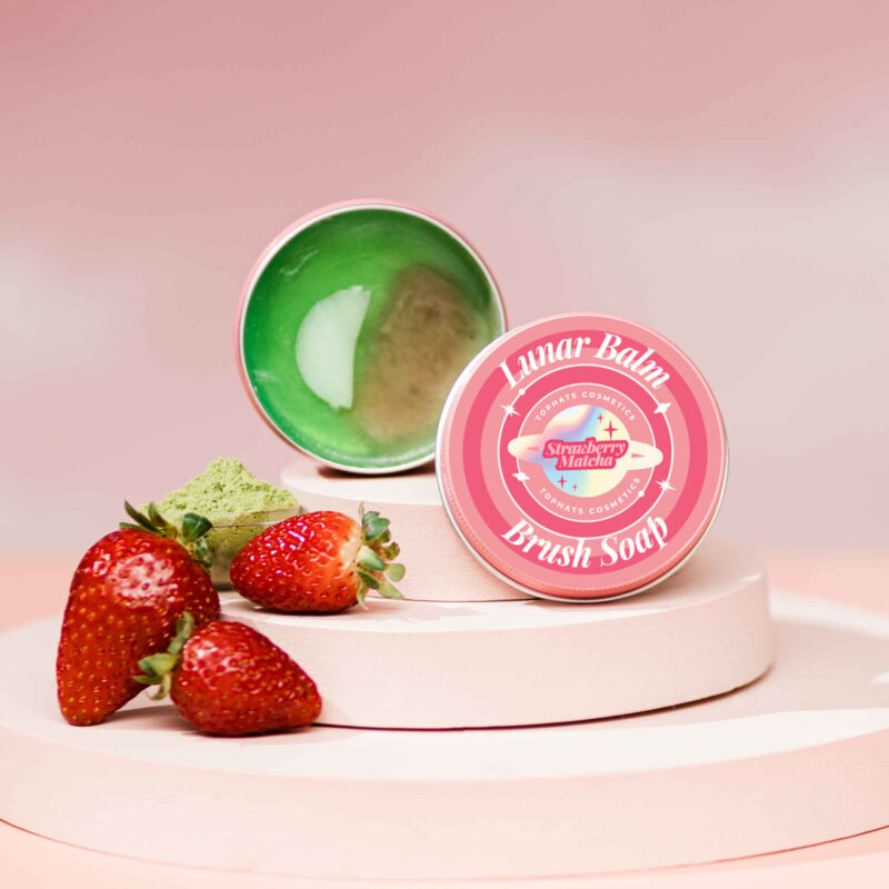 Brush Soap | Lunar Balm | Strawberry Matcha